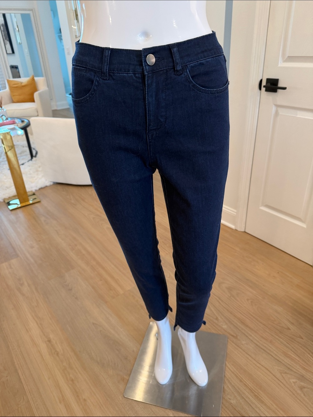 Lisa Rinna Dark Rinse Denim Jeans - Picture 10 of 10